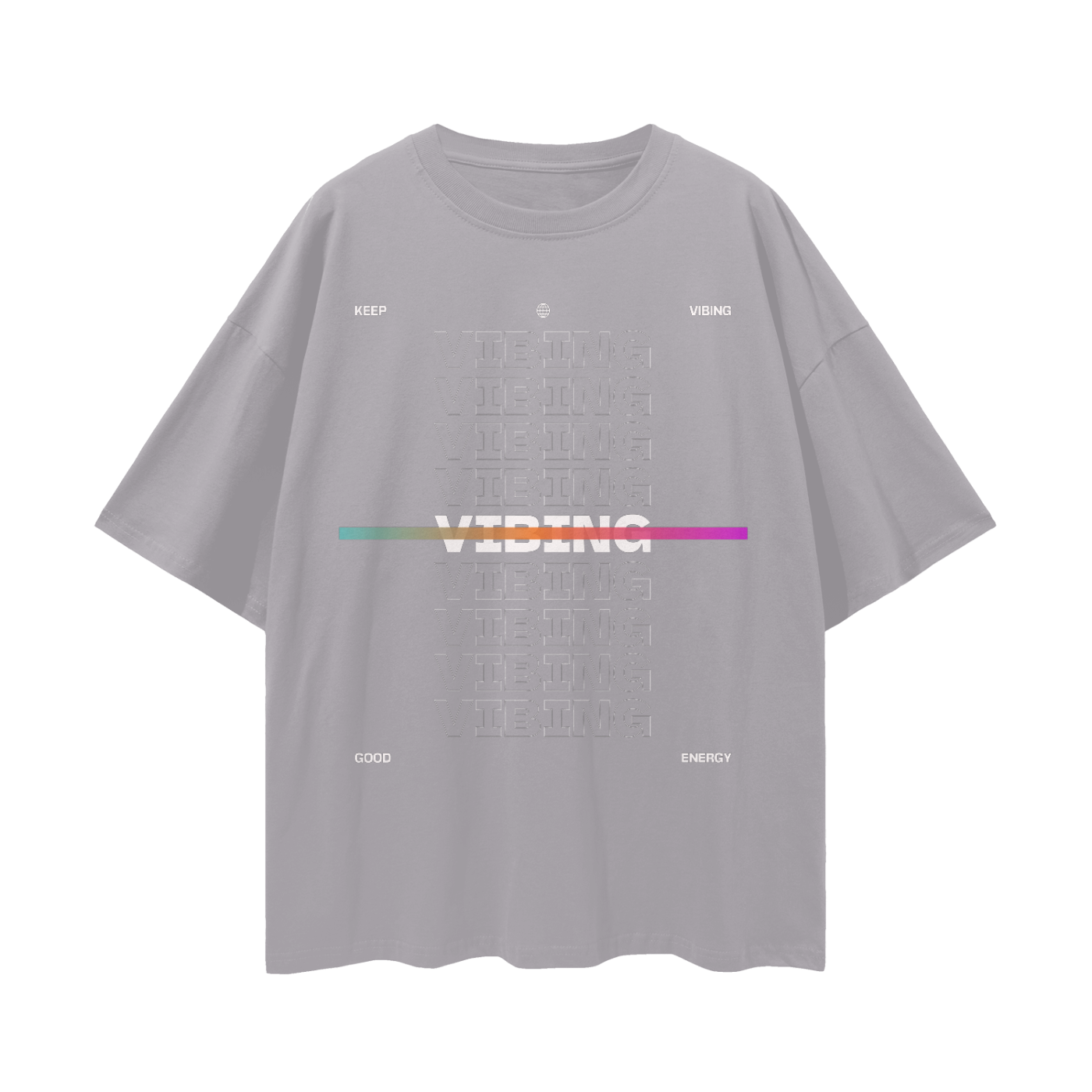 Drop Shoulder T-shirt (Vibe )