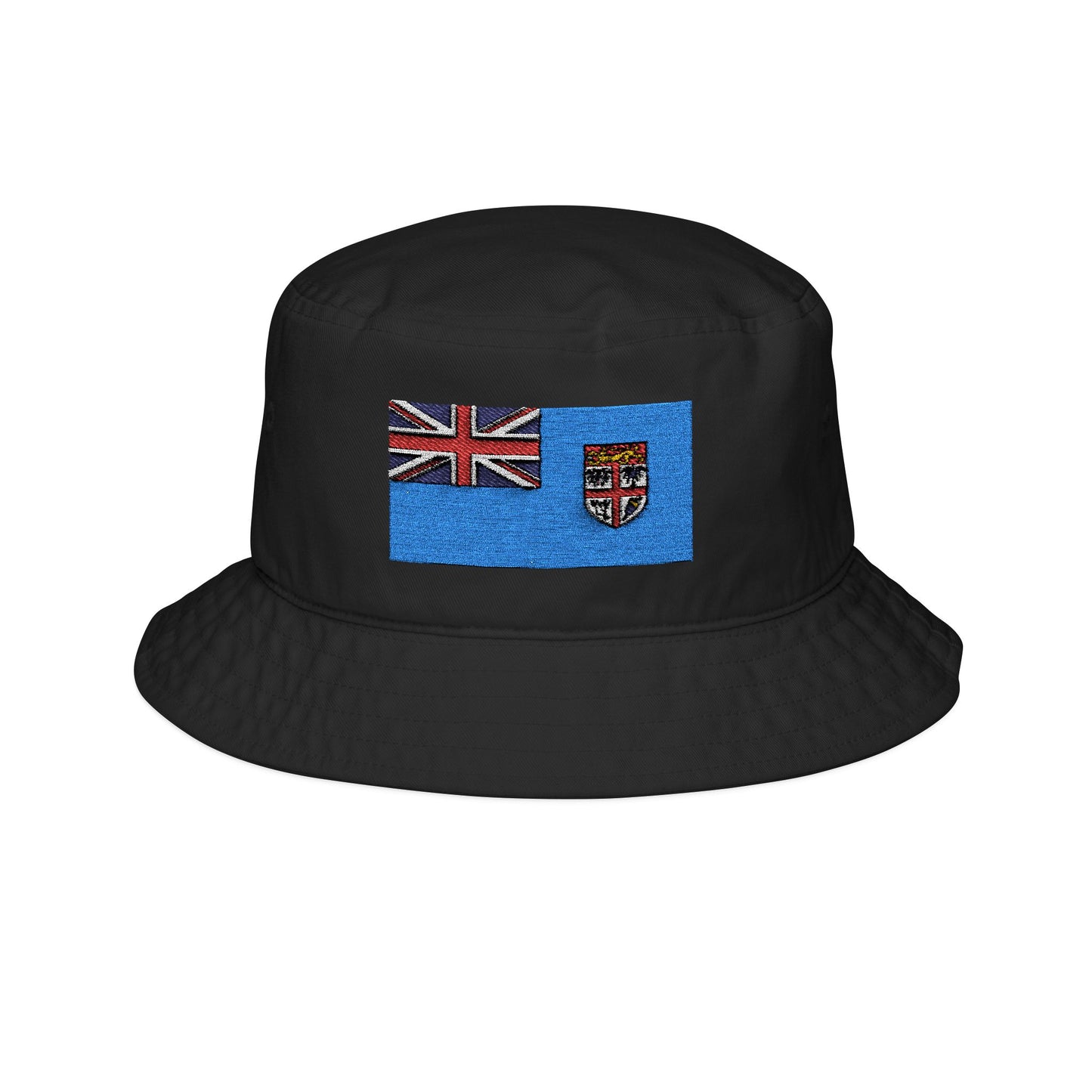Bucket Hat Fiji Flag Embroidery