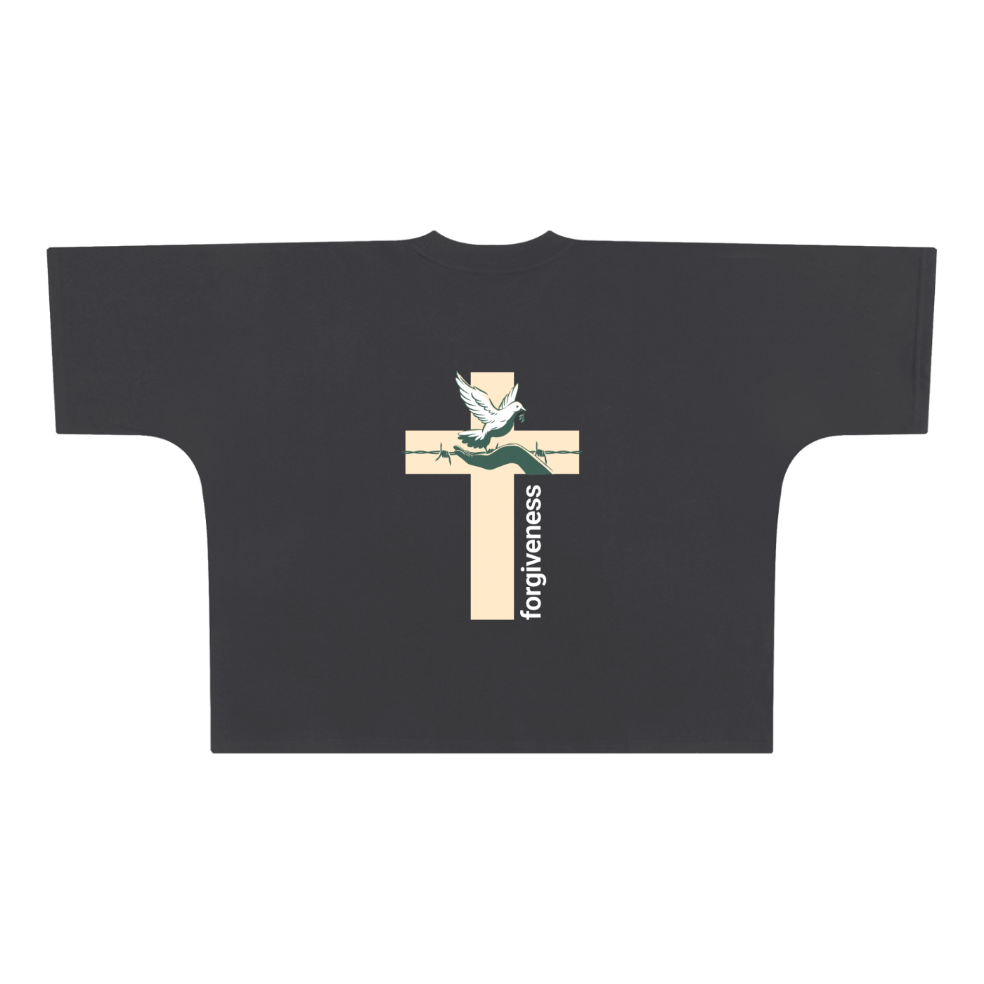 Oversize One-piece Pattern Cut Boxy Tee - 300 GSM