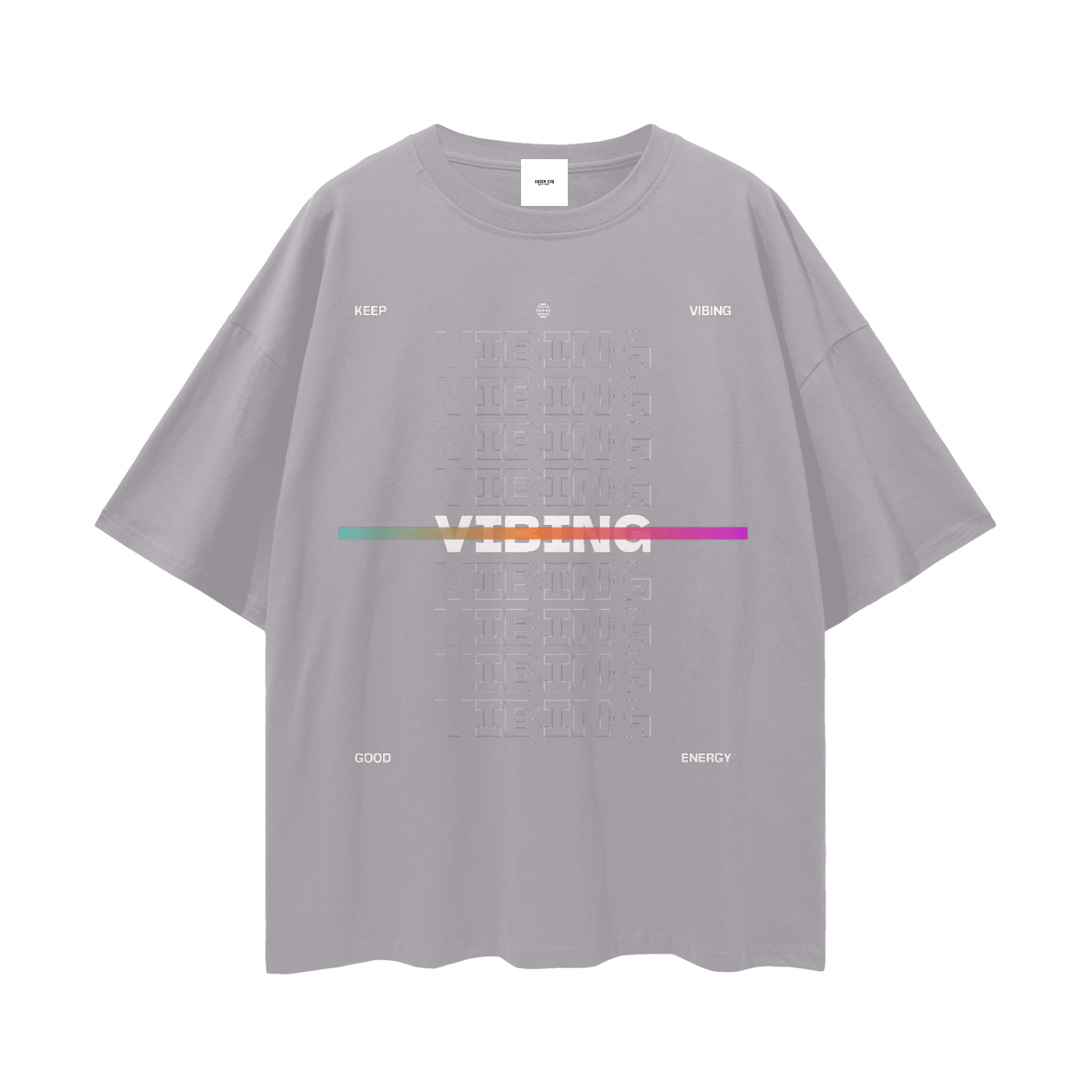 Drop Shoulder T-shirt (Vibe )