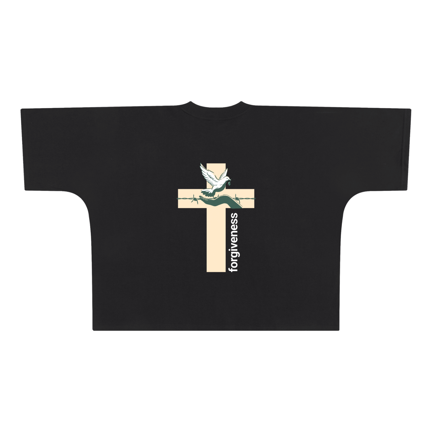 Oversize One-piece Pattern Cut Boxy Tee - 300 GSM