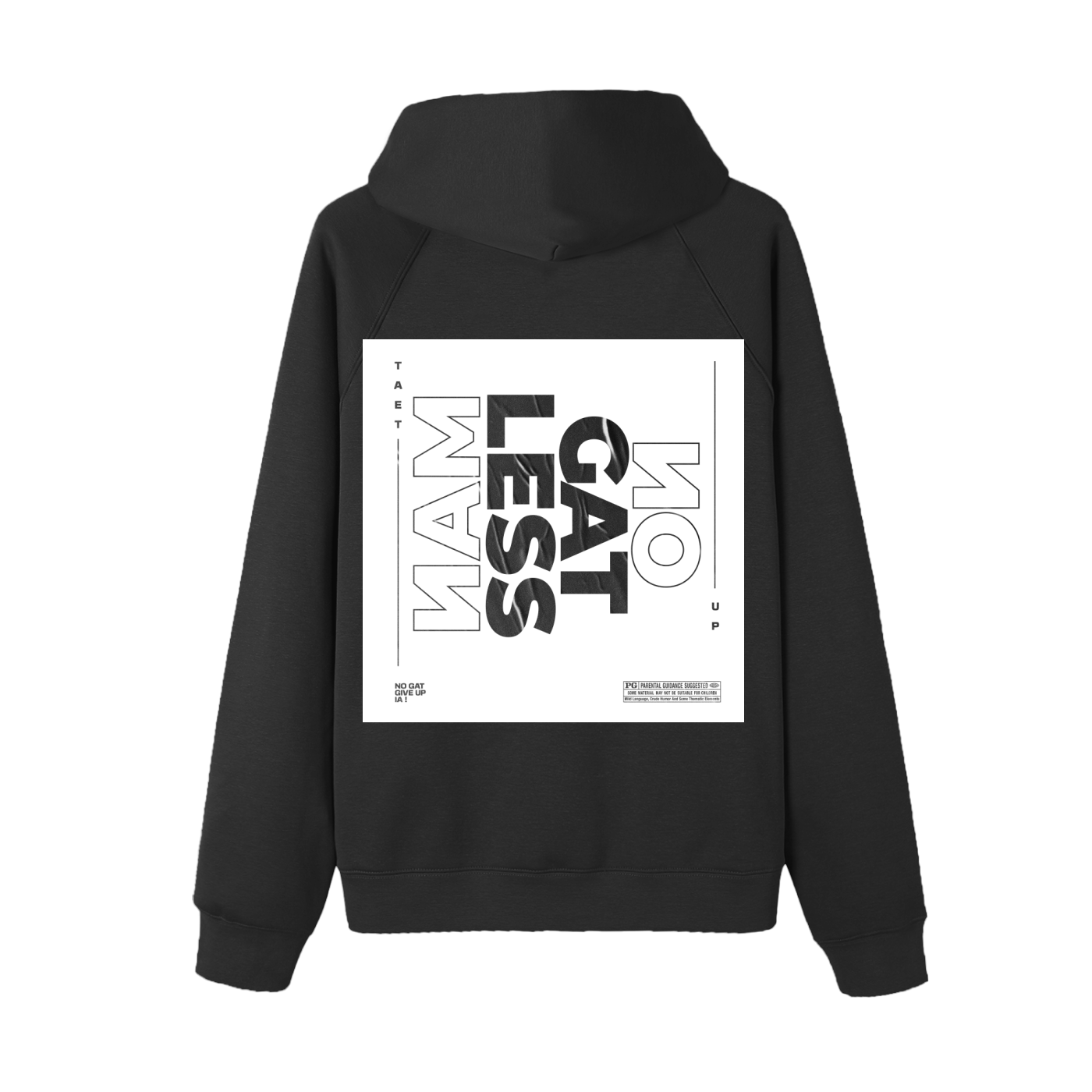 Essential Raglan Sleeve Fleece Hoodie(No Gat Less Man)