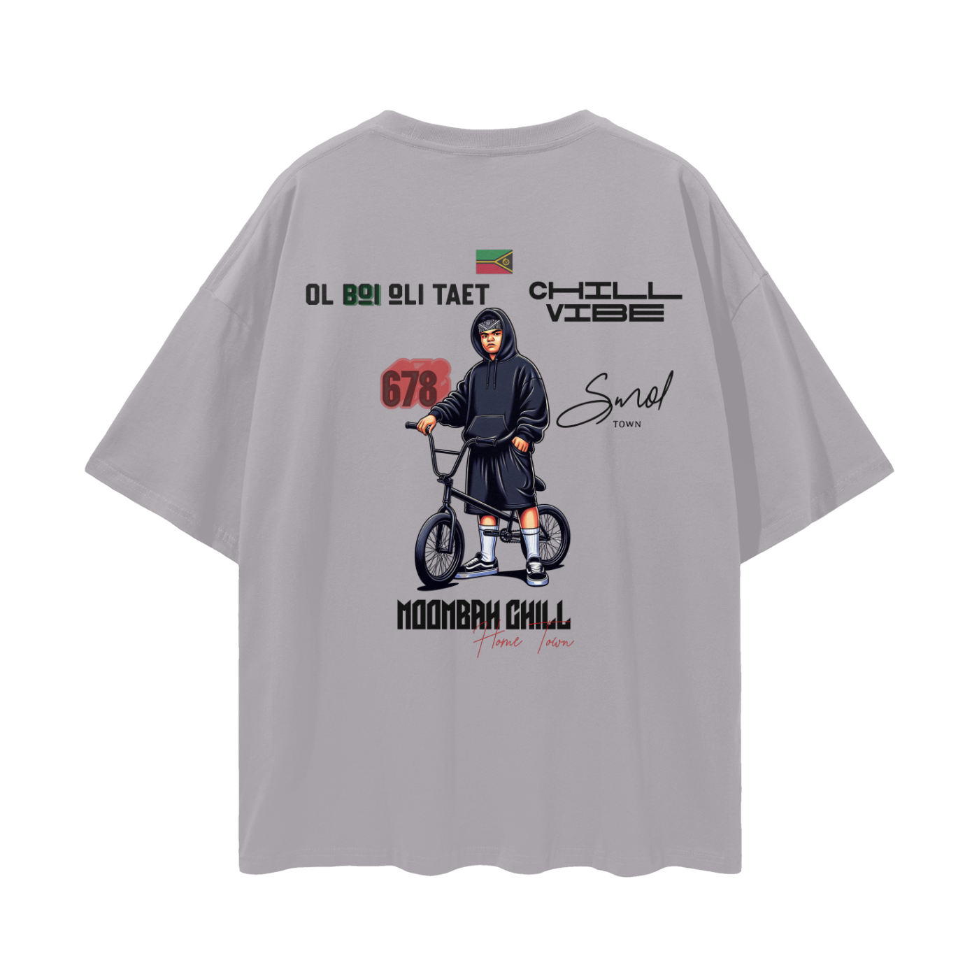 Drop Shoulder T-shirt (Vibe )