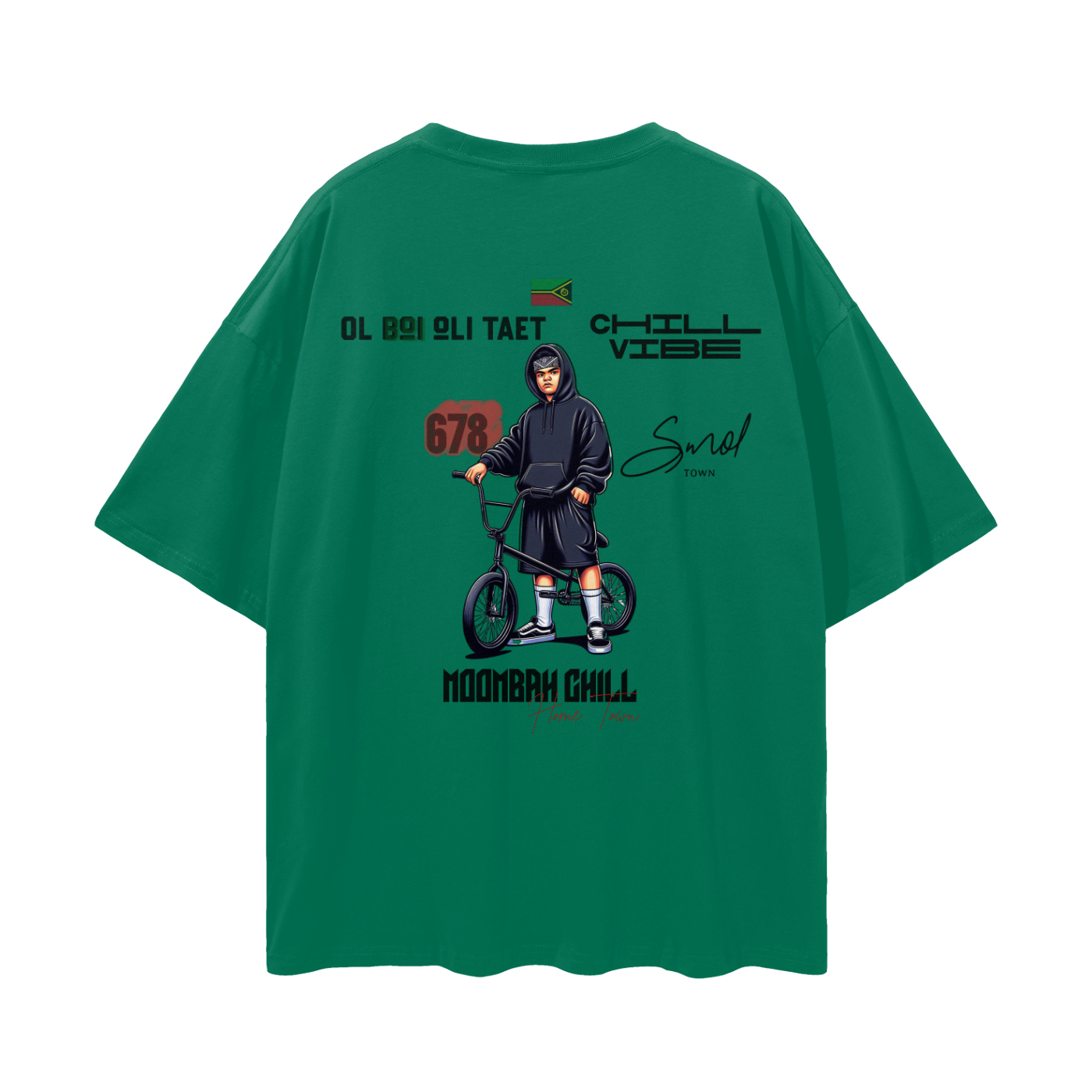 Drop Shoulder T-shirt (Vibe )