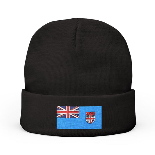 Beanie Hat - Fiji Flag Embroidery