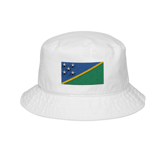 Bucket Hat (Embroidery) - Solomon Islands Flag