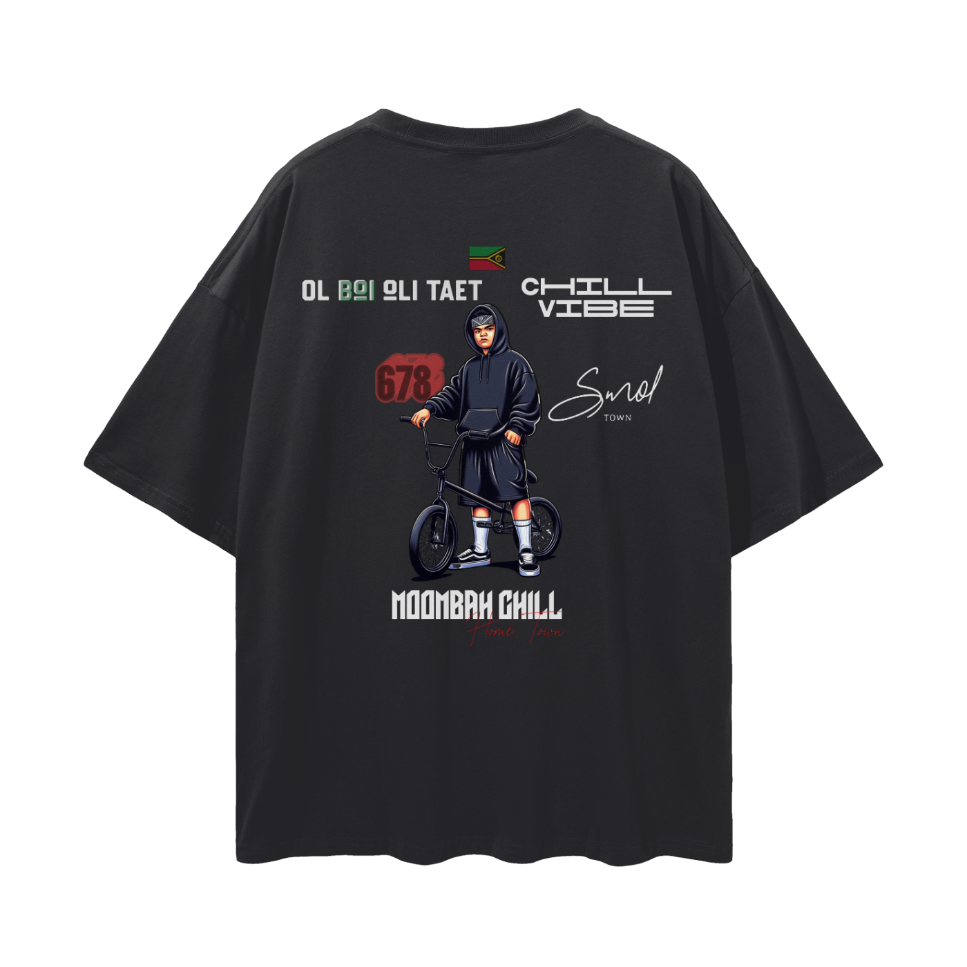 Drop Shoulder T-shirt (Vibe three varies color )