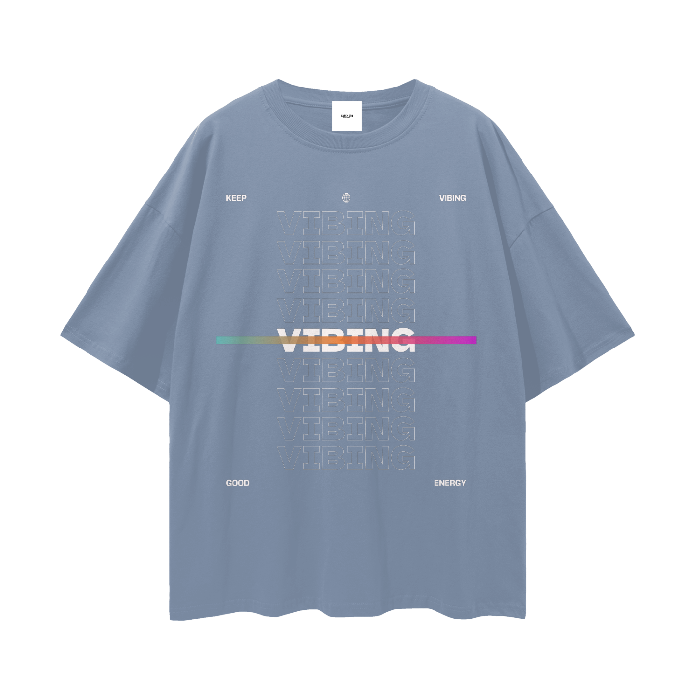 Drop Shoulder T-shirt (Vibe )