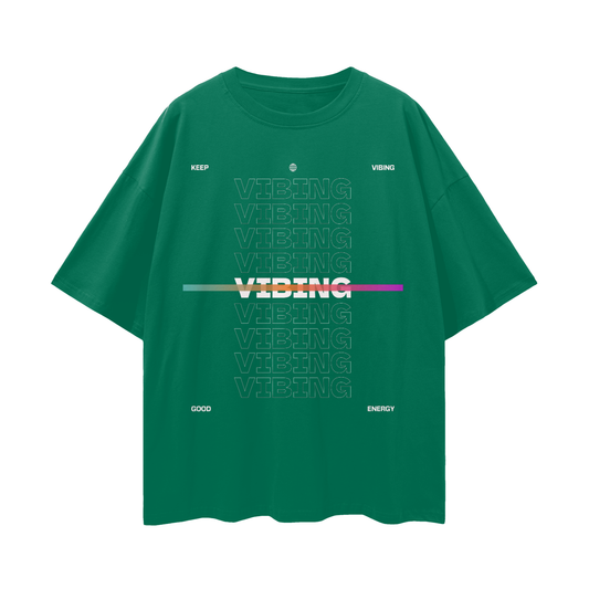 Drop Shoulder T-shirt (Vibe )