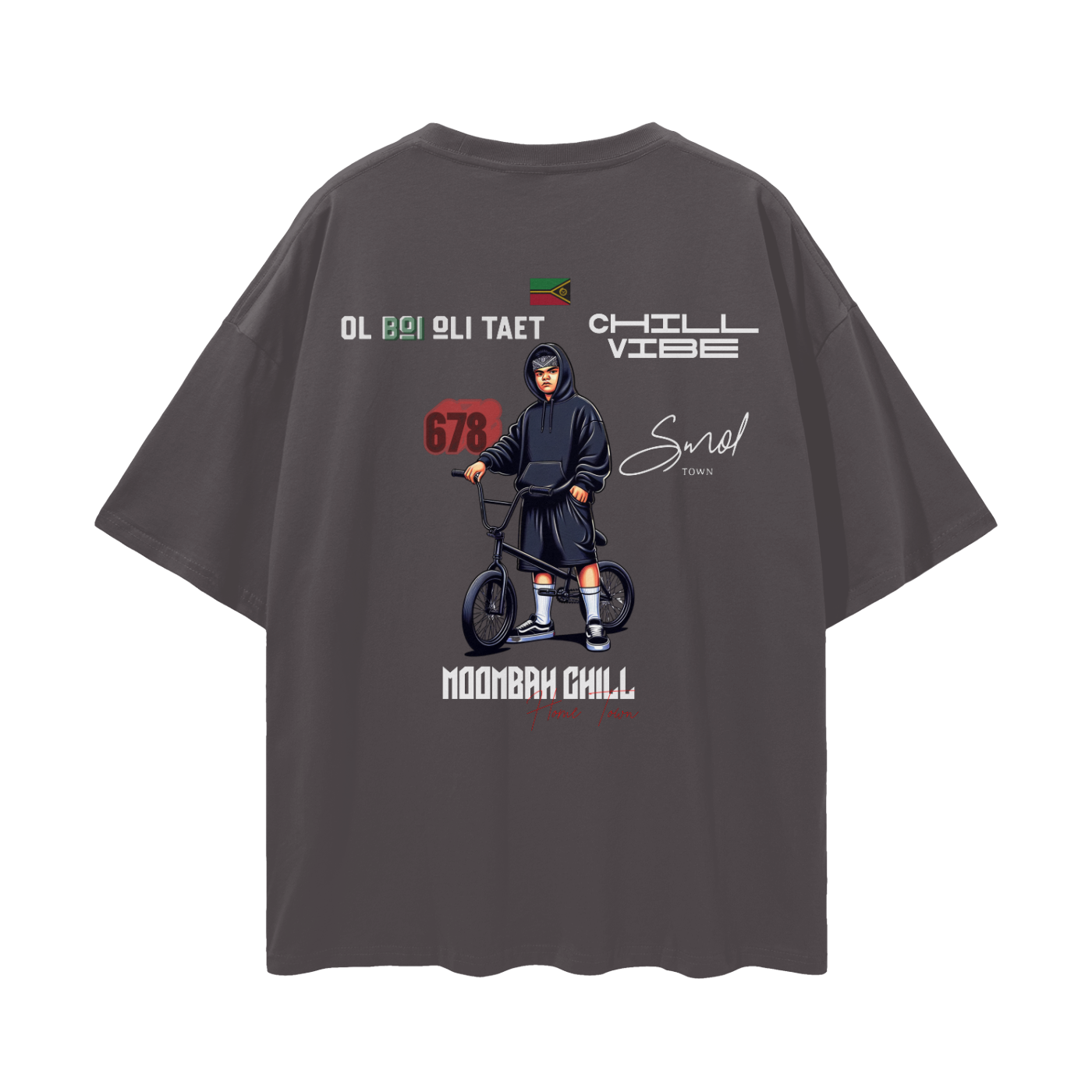 Drop Shoulder T-shirt (Vibe three varies color )