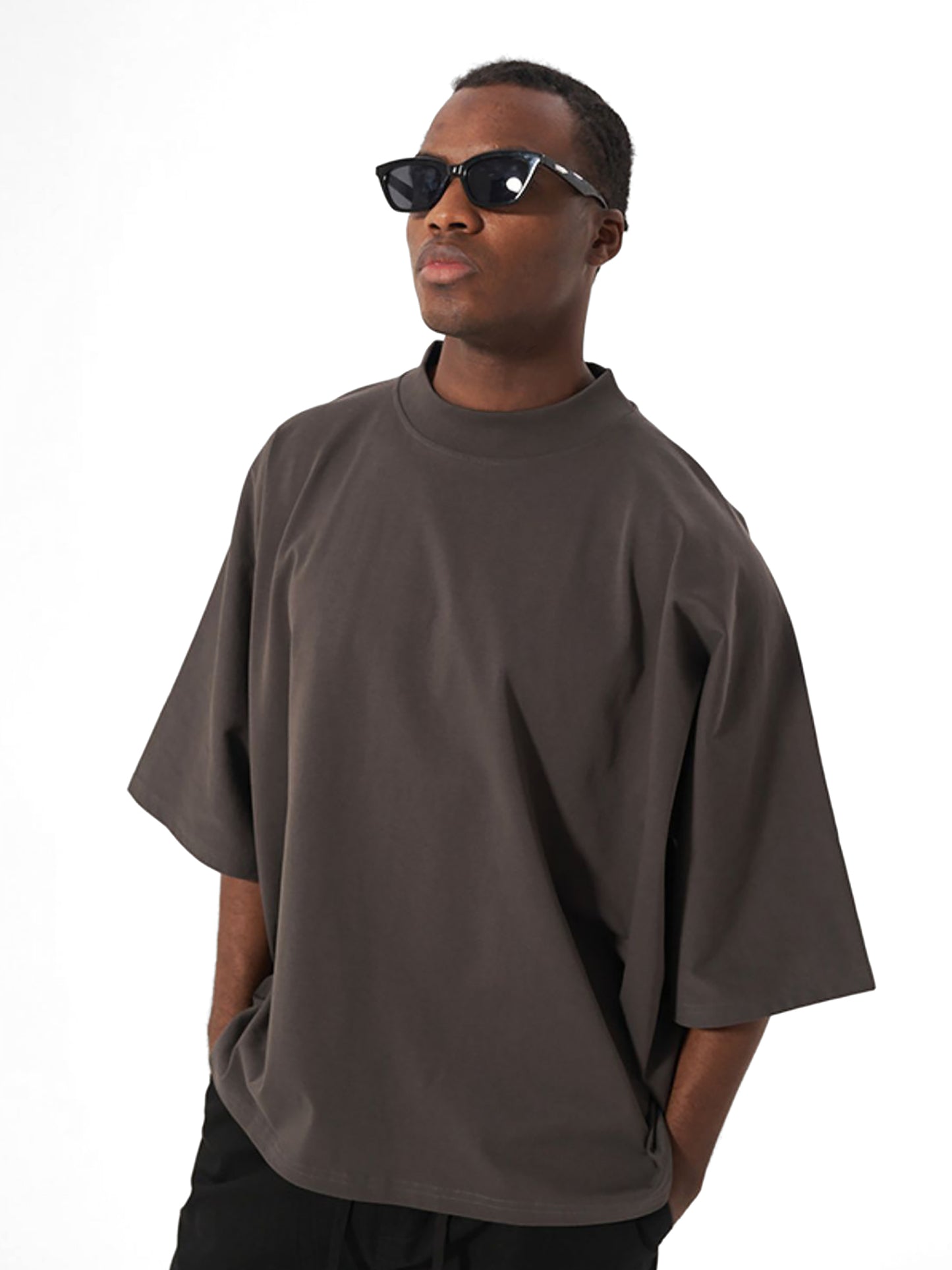 Oversize One-piece Pattern Cut Boxy Tee - 300 GSM